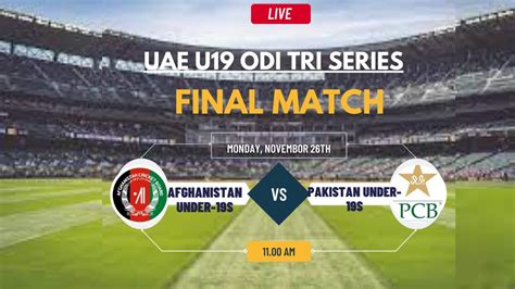 yosintv cricket live today youtube|PAKISTAN U19 VS AFGHANISTAN U19 LIVE SCORE .
